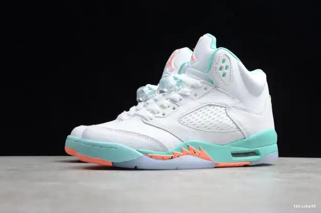 Cheap TBkick Jordan Light 5 Aqua Air GS 440892-100 0530